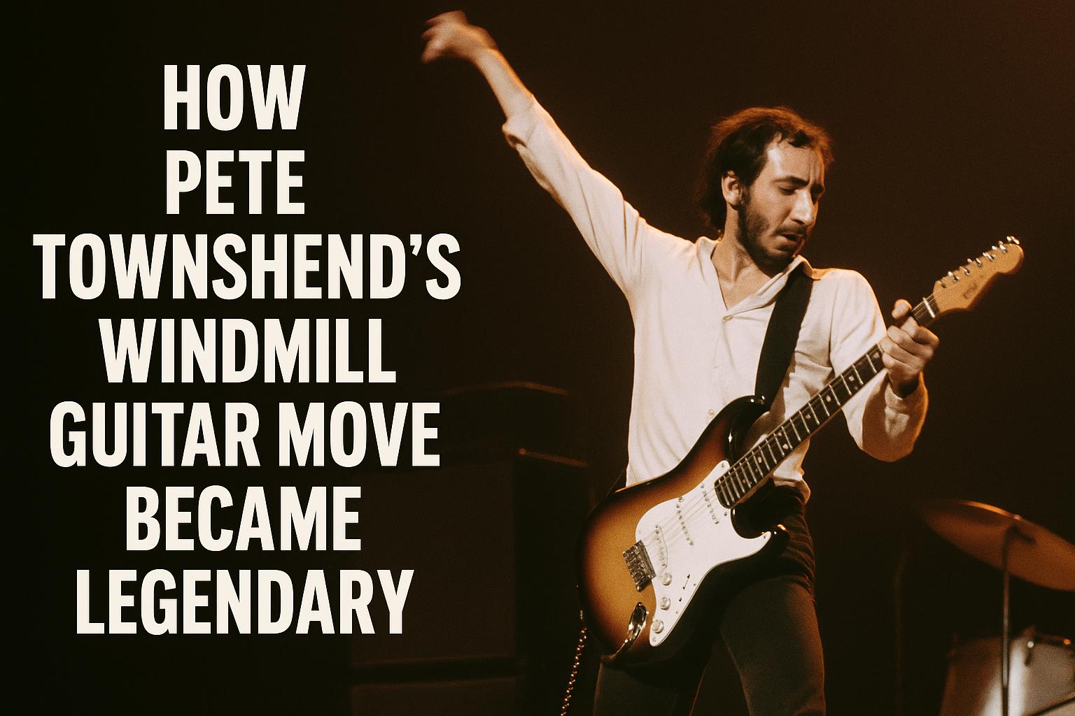 How Pete Townshend’s Windmill Guitar Move Became Legendary