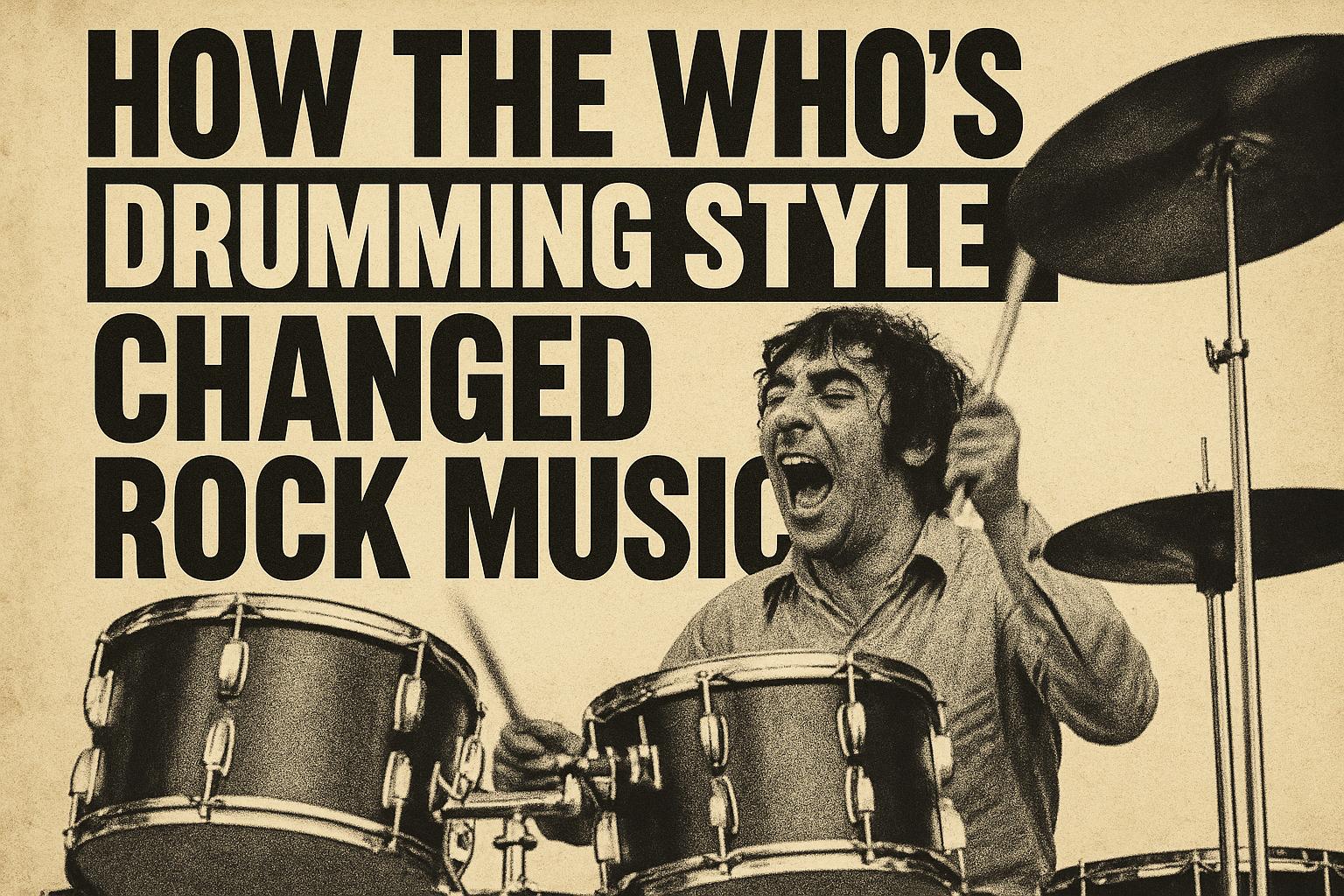 How The Who’s Drumming Style Changed Rock Music