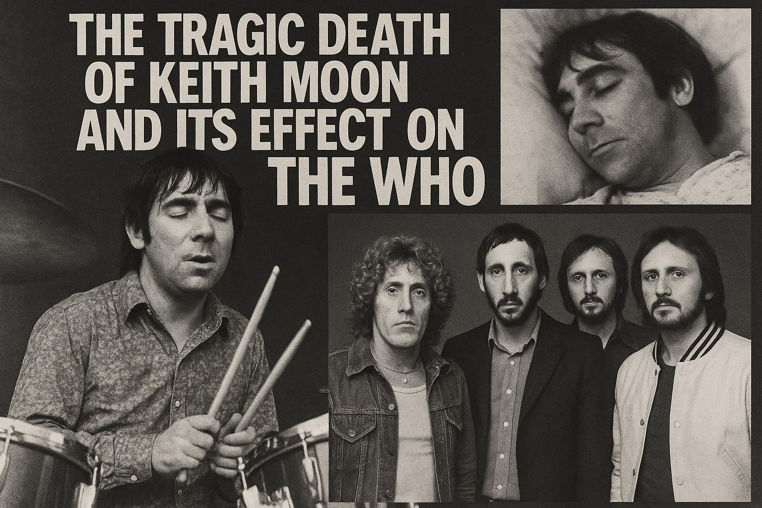 The Tragic Death of Keith Moon and Its Effect on The Who