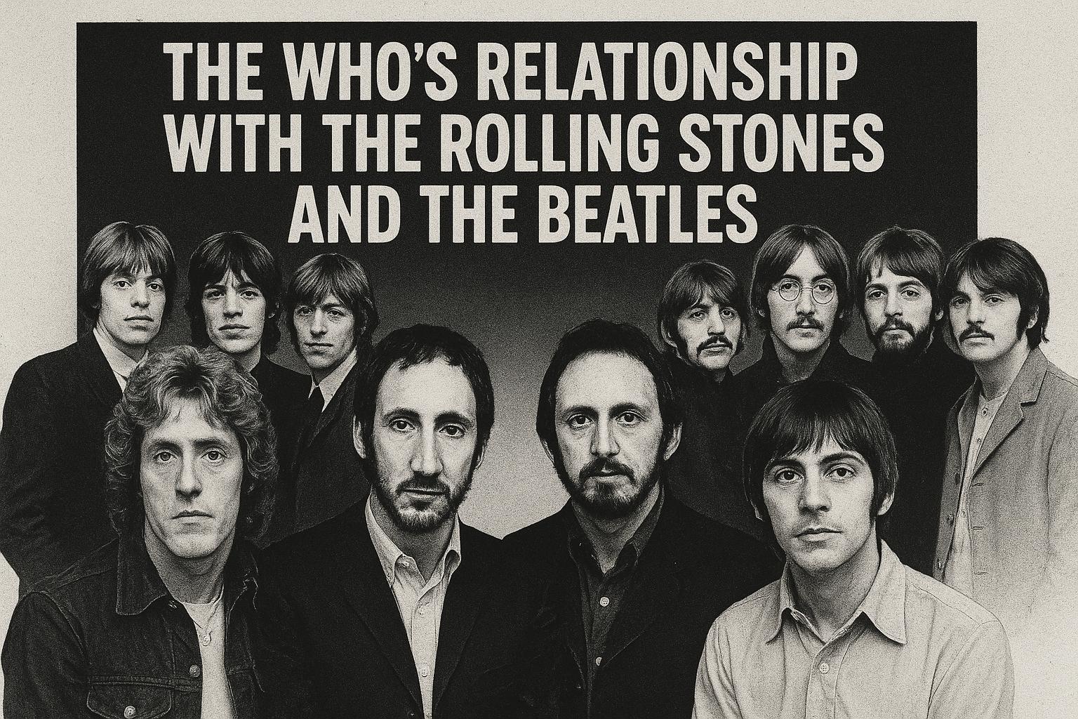 The Who’s Relationship with The Rolling Stones and The Beatles
