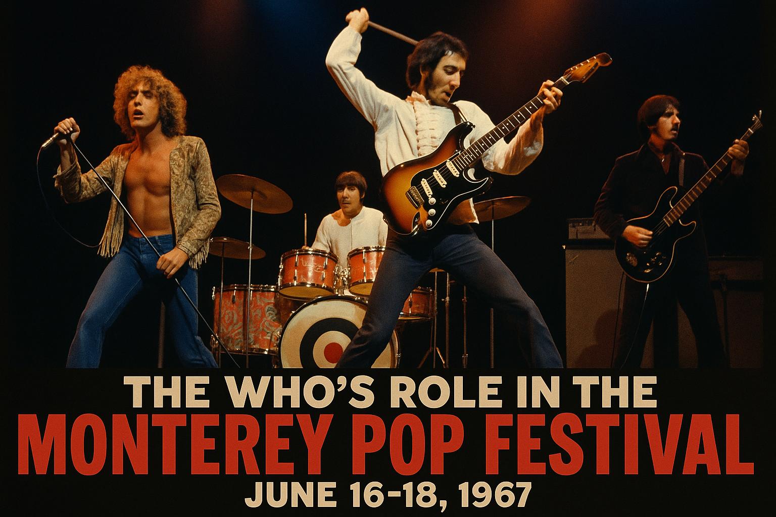 The Who’s Role in the Monterey Pop Festival